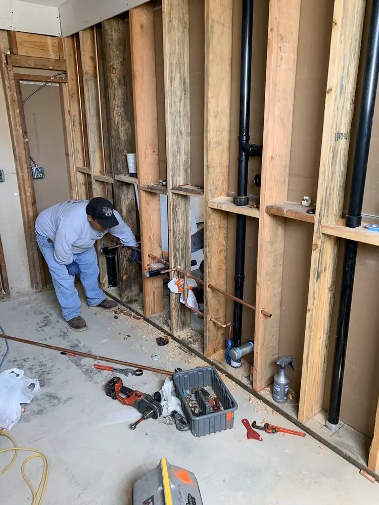 Commercial rough-in plumbing for Commercial Plumbing in Cypress Park